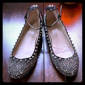 Zara Cruise Collection studded and crystal flats